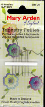 Mary Arden Tapestry Needles Petite size 26 (5) Discontinued